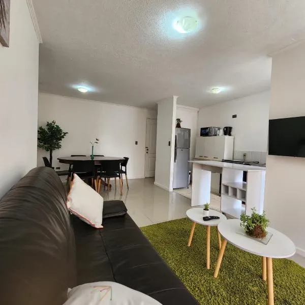 Depto Talca 3D 2B, cable, WiFi y estacionamiento，位于塔尔卡的酒店