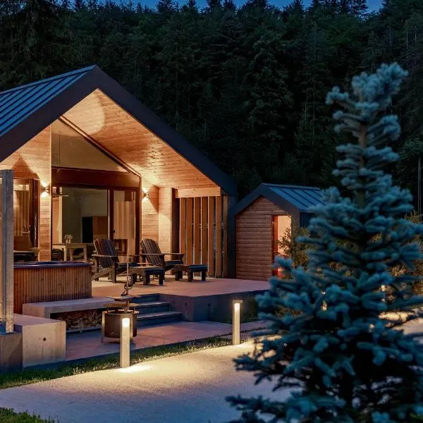 Uphill Spa Chalets，位于布朗的酒店