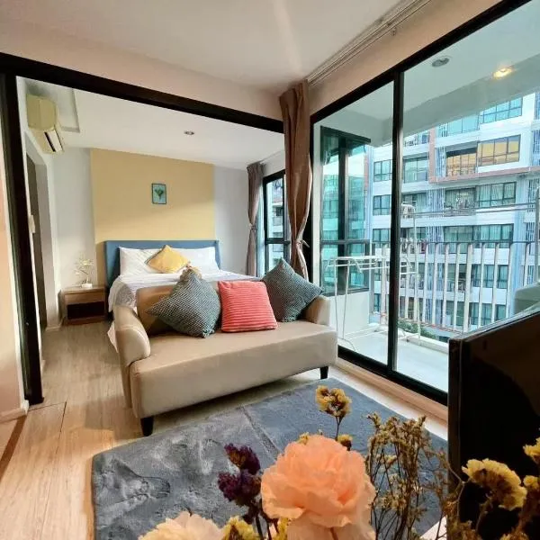 中央公寓 1 bed & Twin beds，位于Ban Rangeng的酒店