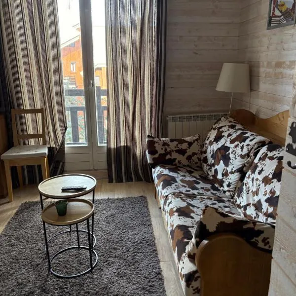 Chez Nathalie ski au pied，位于里苏尔的酒店