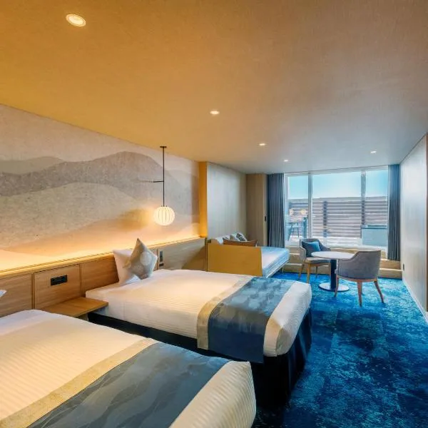 KAMENOI HOTEL Oarai，位于大洗町的酒店