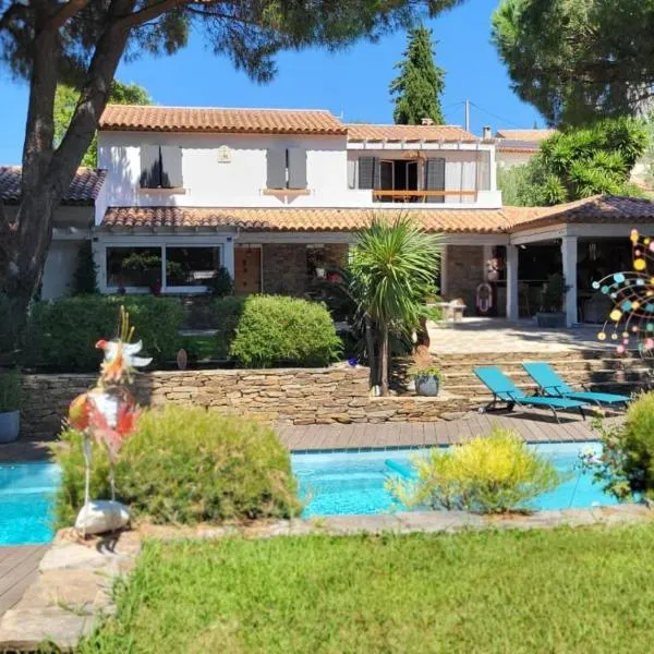 Entre les pins et les oliviers，位于博尔马斯·莱斯·米默萨斯的酒店