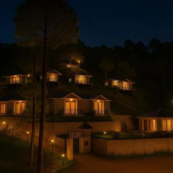 The Erica Resort & cottage , Kasauli -A Beautiful Wellness Boutique Resort，位于卡绍利的酒店