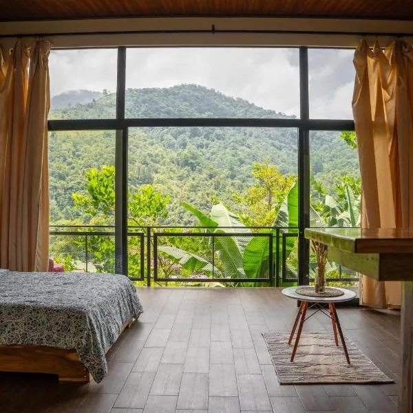 Vista Canaan Cabaña de montaña，位于Rivas的酒店