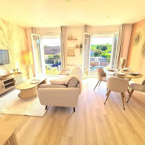 La maison du canal - garage, balcon et jardin，位于托内尔的酒店