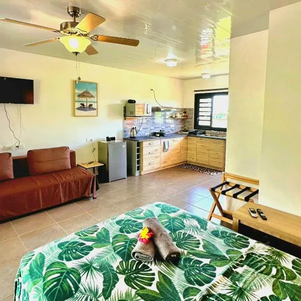 Teahupo'o Lodge Tahiti - Studio Tropical - climatisé - entre randonnées et activités nautiques，位于Teahupoo的酒店