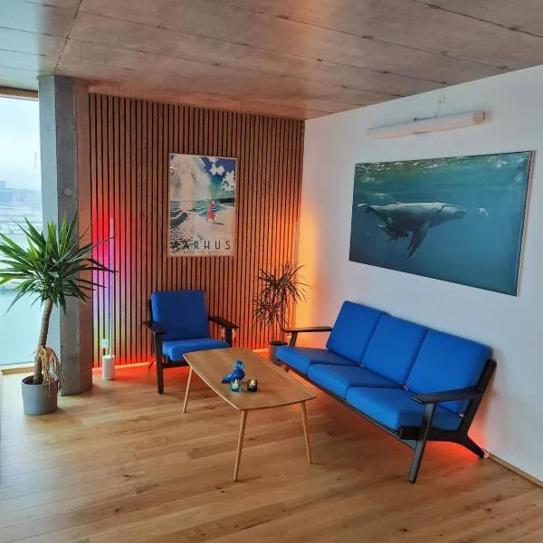 Luxury on 12th floor - breathtaking ocean view，位于奥胡斯的酒店