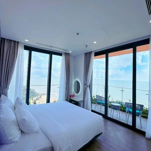 Flamingo Hải Tiến- căn hộ 2 phòng ngủ, view quang cảnh đại dương，位于清化的酒店