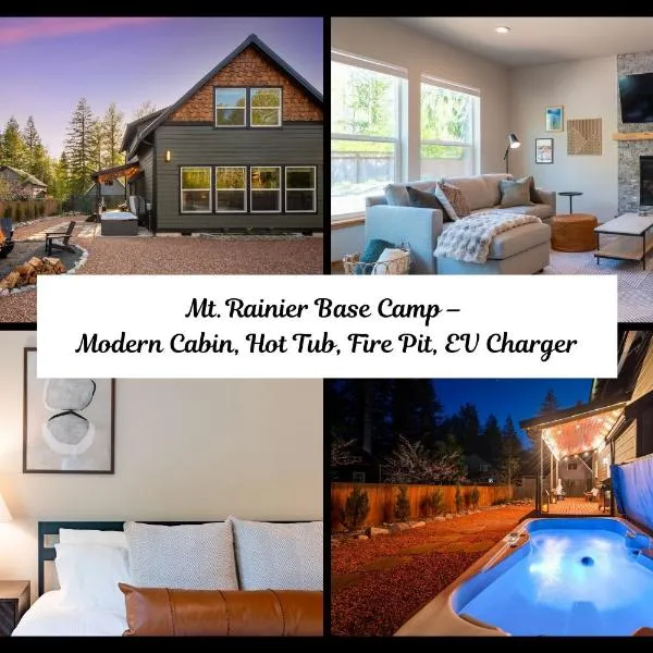 Stylish Rainier Retreat Hot Tub & Stargazing，位于阿什福德的酒店