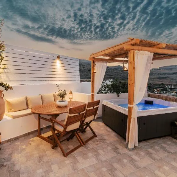 Lindos Zen luxury villa，位于林都斯的酒店