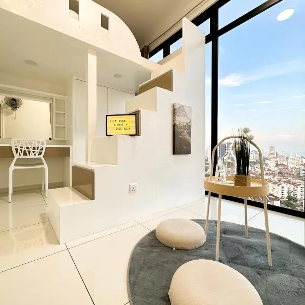 Beacon Executive Suite with SkyPool 3BR 9pax Georgetown Penang，位于Georgetown的酒店