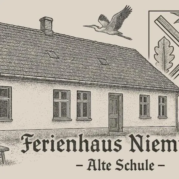 Ferienhaus Niemtsch -Alte Schule-，位于森夫滕贝格的酒店