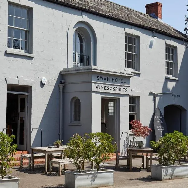 天鹅酒店，位于Wedmore的酒店