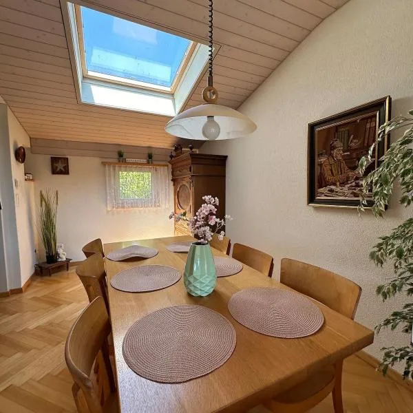 Gesamte Unterkunft am Rheinfall für Familien & Paare mit Parking，位于诺伊豪森的酒店