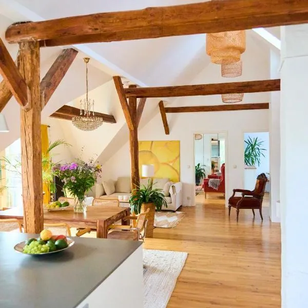 Luxuriöses Loft mit schönem Blick，位于特雷姆斯比特尔的酒店