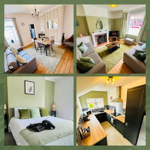 CECIL HOUSE - Stylish 2-bed, Sleeps 5 Guests, Free parking for 2 Cars, Close to Cathedral, Bars & Restaurants，位于林肯的酒店