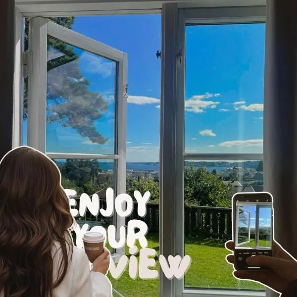 Enjoy comfort and the view 2,5 km away from Color Line，位于拉尔维克的酒店