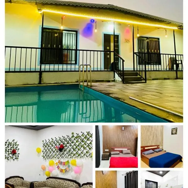 3BHK VILLA ll Swimming Pool ll AC ll BBQ，位于罗纳瓦拉的酒店