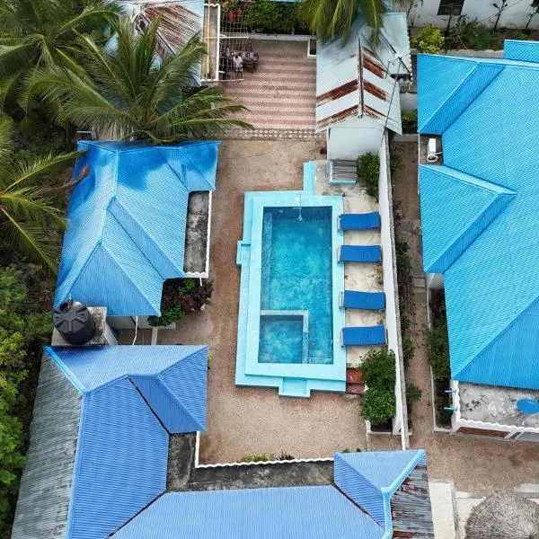 Vyogo Blue Villa Jambiani，位于Mfumbwi的酒店