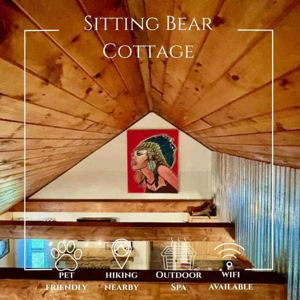 Linville Gorge Cottage with Hot Tub，位于Linville Falls的酒店