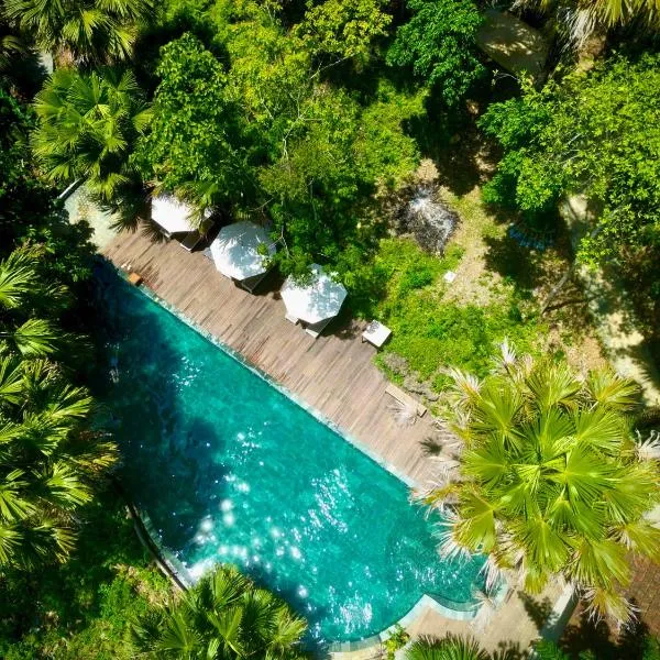 Cọ Retreat Da Bac，位于和平的酒店