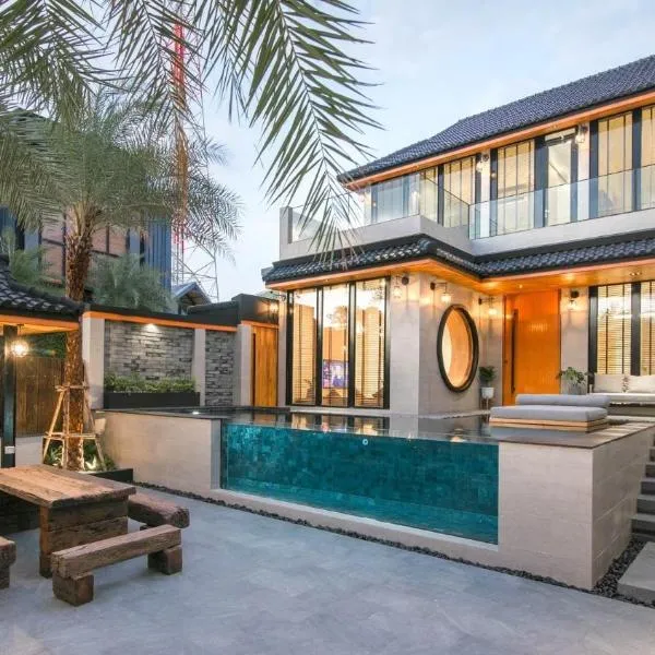 Sense Pool Villa HuaHin - 4BR&BBQ, 5 Min Walk to the Beach，位于华欣的酒店