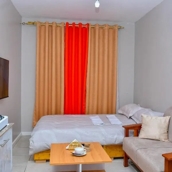 Qwetu Luxelite Studio With Rooftop Pool，位于内罗毕的酒店