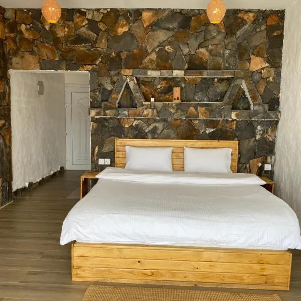 Panorama Guest House Jabal Shams，位于Sa‘ab Banī Khamīs的酒店