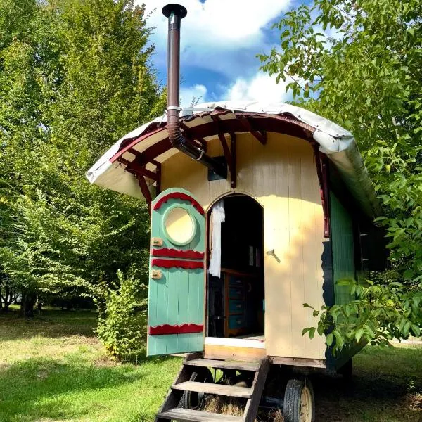 Shepherd's hut in nature，位于Vojnić的酒店