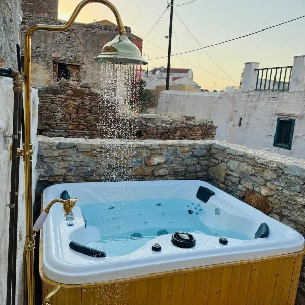Villa Kastrouna, with private heated jacuzzi，位于锡米的酒店