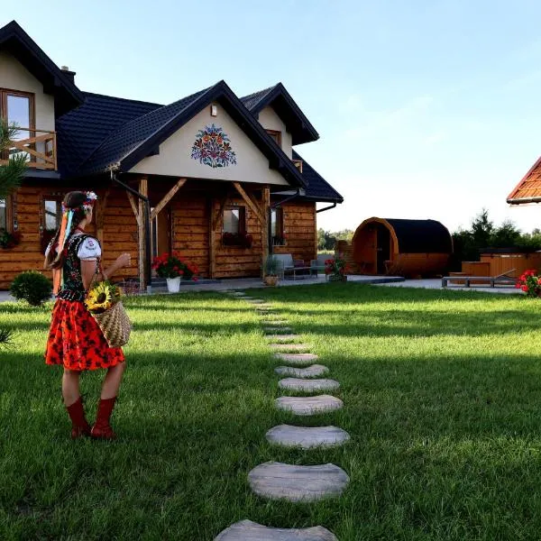 Zalipianka agroturystyka w malowanej wsi，位于Zalipie的酒店