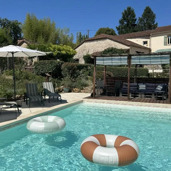Gite La Terrasse - Private pool，位于Soturac的酒店