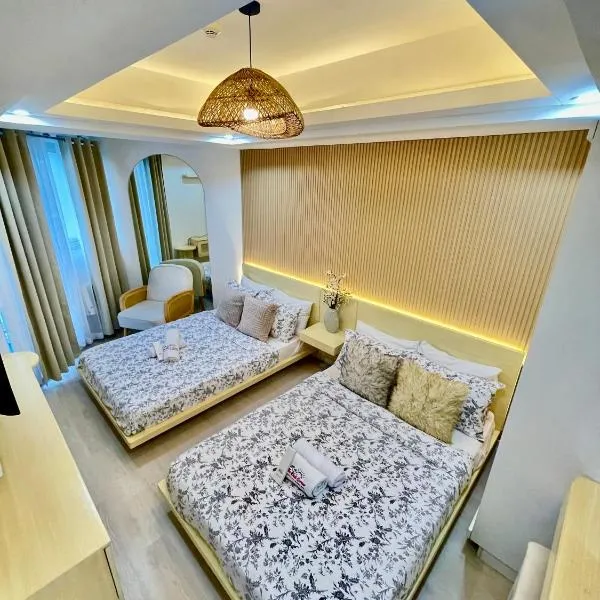 1 Bedroom NAMI Suite Japandi-Inspired by THE BALI CORNER AT AZURE NORTH, CORNER UNIT with BIG Balcony and Amazing FULL view of the Beach Resort Amenities，位于圣费尔南多的酒店