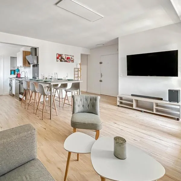 Séjour idéal à Lorient, spacieux T4, ville & mer，位于洛里昂的酒店