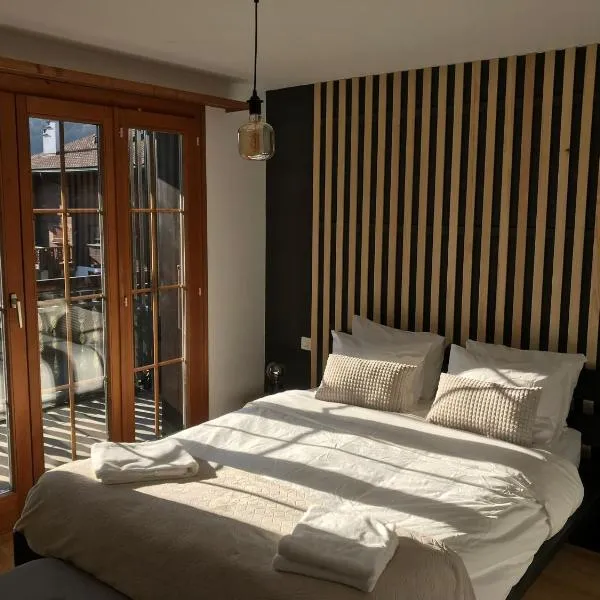 Appartement cocooning à Charmey，位于沙尔梅的酒店