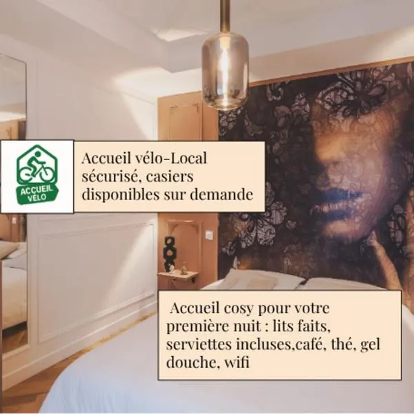 L'improbable raffiné, élégant et chaleureux，位于Les Hauts-Saint-Jean的酒店