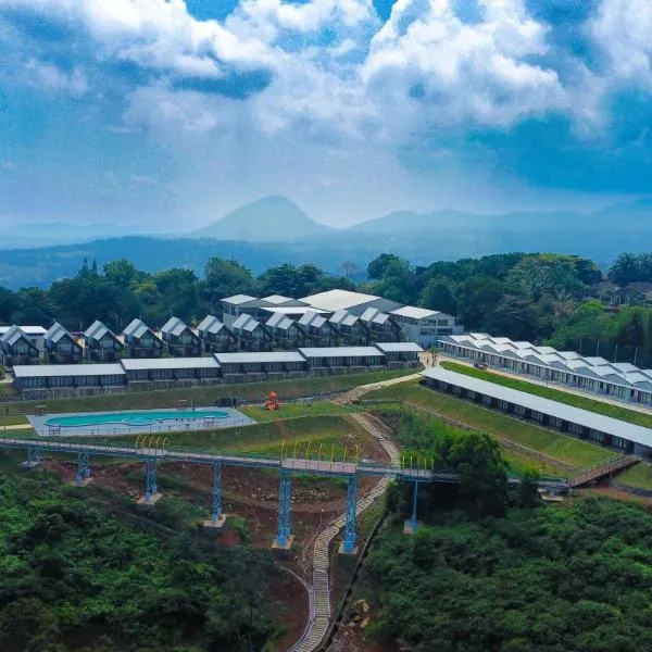 Wind Hill Mountain View Resort，位于Gununggeulis的酒店