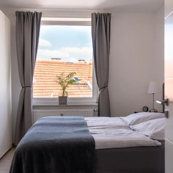 SOUL by Interior Apartments - Bahnhofsnähe, UNESCO-Bergpark, Parkplatz, EBK, kinderfreundlich, chic & komfort，位于卡塞尔的酒店