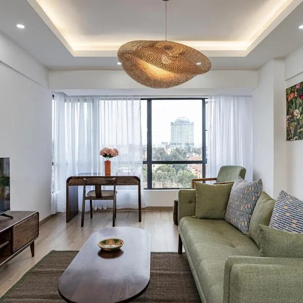 Marina Bay One & Two Bedroom, 270 Cafe, Rooftop Swimming pool, gym, workspace ,Wonderiss Properties Westlands Living，位于内罗毕的酒店