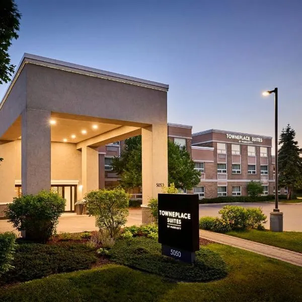 米西索加机场企业中心万豪广场套房酒店，位于米西索加的酒店