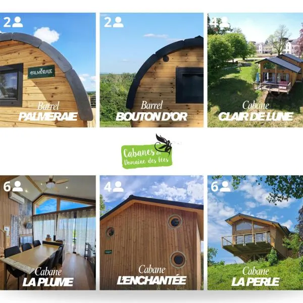 Cabanes du Domaine des Fées，位于多勒的酒店