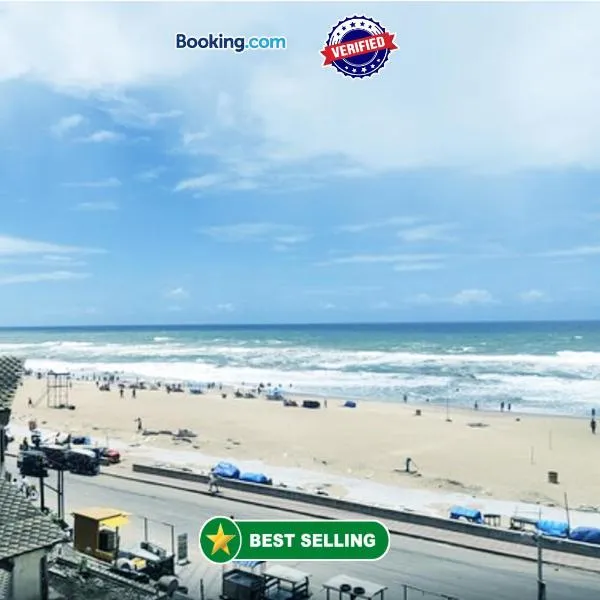 SEA VIEW- Family HOTEL NEW OTB , puri - near sea beach and Jagannath temple，位于普里的酒店