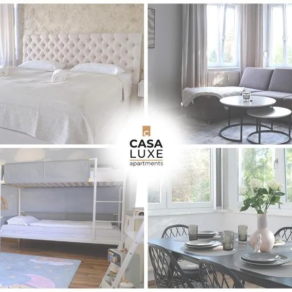 CASA LUXE - 110qm - Stadtmitte - Familienfreundlich - Parkplatz - 5km zum Legoland，位于金茨堡的酒店
