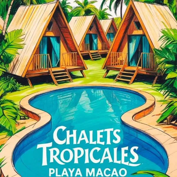 Eco Lodges Chalets Tropicales Playa Macao Bavaro Punta Cana，位于蓬塔卡纳的酒店