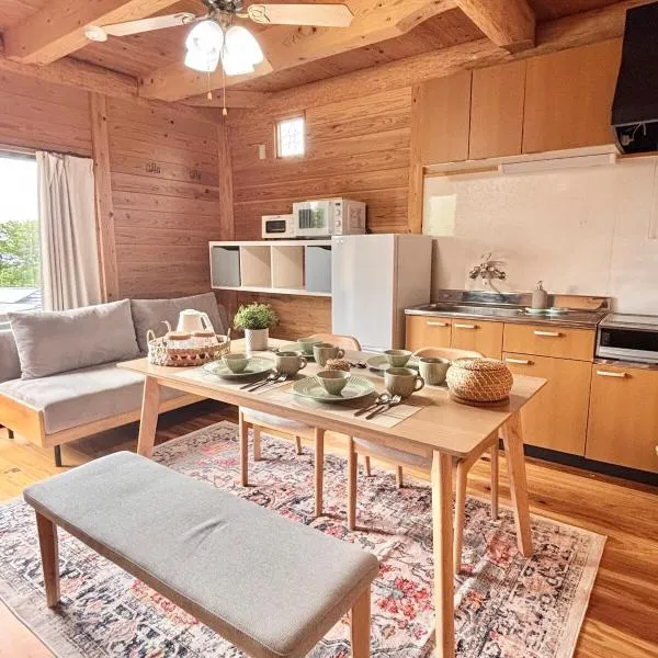 Amakusa Log House with Sea and Sunset View，位于天草市的酒店