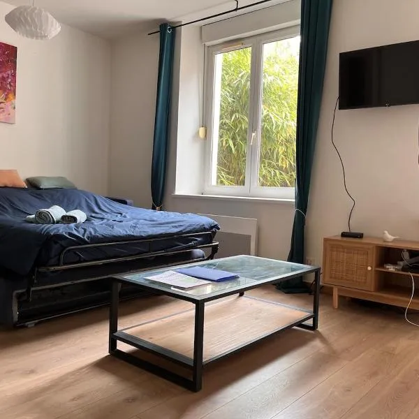 Joli studio au rdc avec cour，位于图勒的酒店