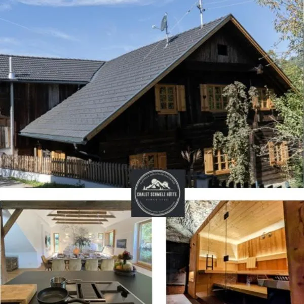 Chalet Schmelz Huette mit Sauna und Garten，位于弗拉塔赫的酒店