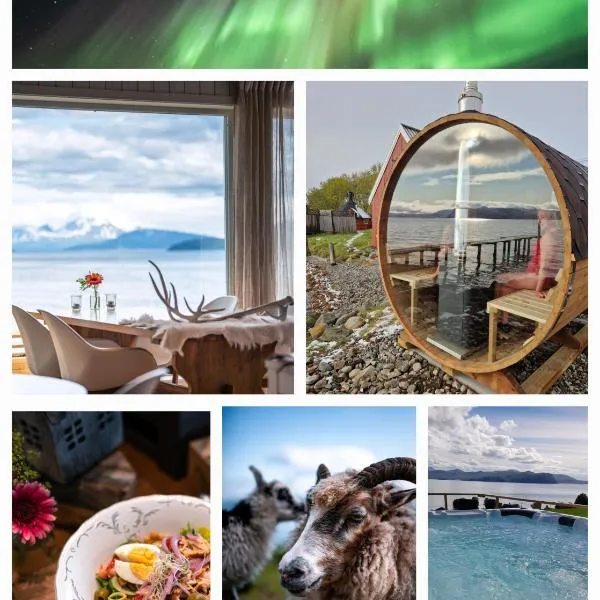 Yggdrasil Farmhotel Retreat, Spa & Yoga，位于Straumsbukta的酒店