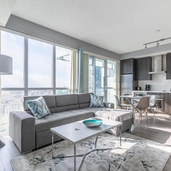 1 Bedroom 26 Floor DT near CN Tower，位于多伦多的酒店