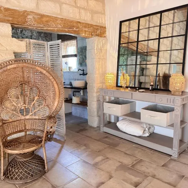 LE DOMAINE D'AMBRE La maison des Vendangeurs，位于Gallician的酒店